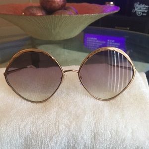 Chloe Rose gold Sunglasses authentic